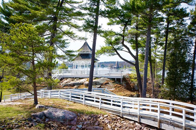 Outdoor Patio near the river